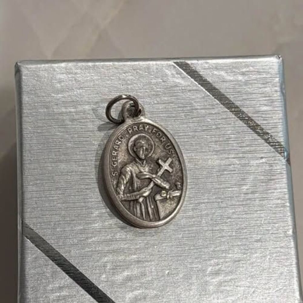 Vintage St. Gerard Italy Religious Medal